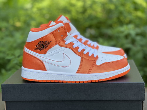 Original version_ Air Jordan 1 MID_White Orange _White Orange Color Syndrome_ DM3531-800 Full code shipment 36 --- 46-288162d5